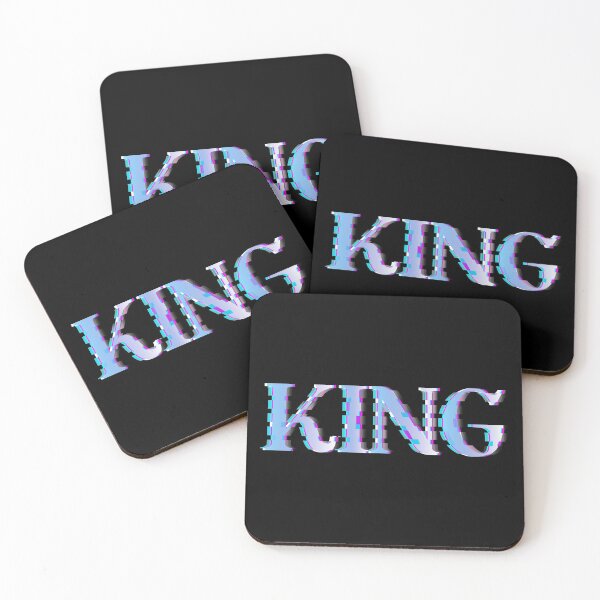 Item preview, King glitch design. designed and sold by emphatic.