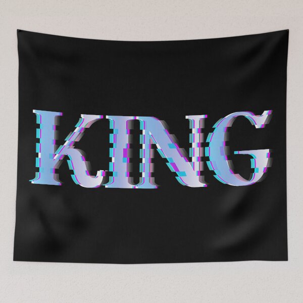 Item preview, King glitch design. designed and sold by emphatic.