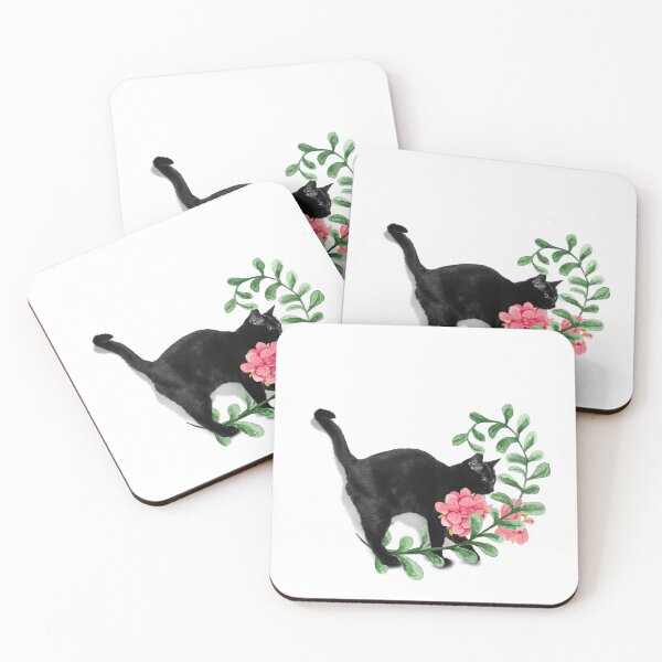 Item preview, The capricious black cat designed and sold by DejaReve.