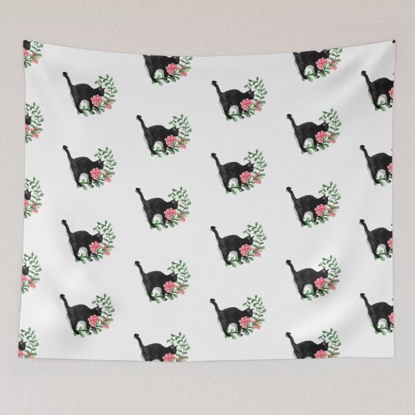 Item preview, The capricious black cat designed and sold by DejaReve.