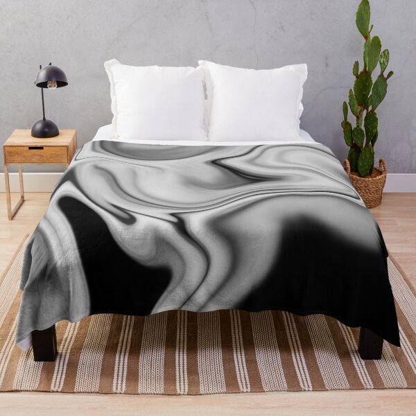 Item preview, Fluid Painting Marble Pattern Black White Gray designed and sold by Patricia Piotrak.