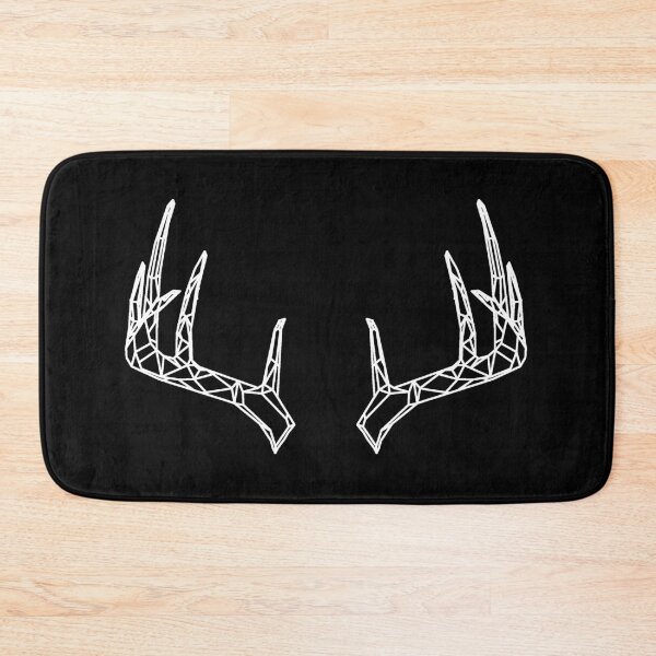 Item preview, Geometric Deer Horns WHITE designed and sold by VolatileMatter.