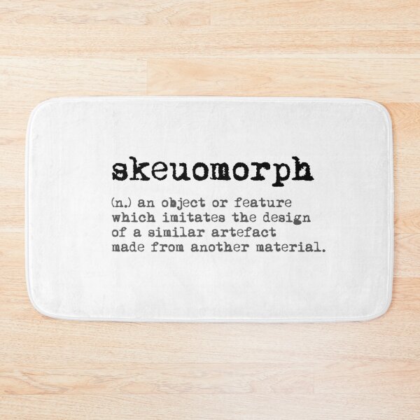 Item preview, Skeuomorph designed and sold by IschemicNeuron.