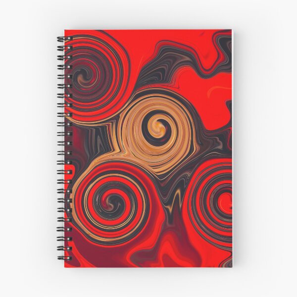 Item preview, Abstract Fluid Painting Marble Pattern Red Black designed and sold by Patricia Piotrak.