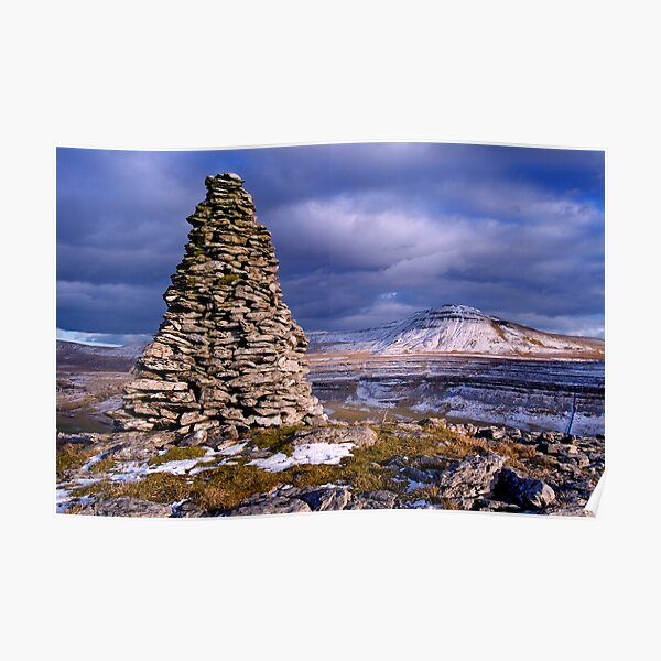 Ingleborough from Twisleton Scars - The Yorkshire Dales Poster