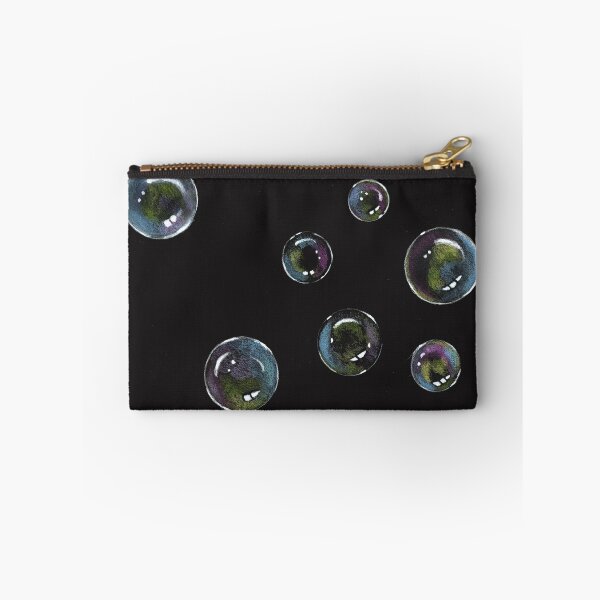 Item preview, Bubbles on Black, Colour Pencil Art, Soap Bubbles, Reflections designed and sold by JoyfulWhimsy.
