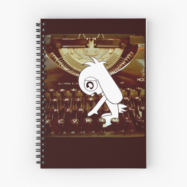 Item preview, Retro Typewriter  Lop Bunny designed and sold by suekieper.