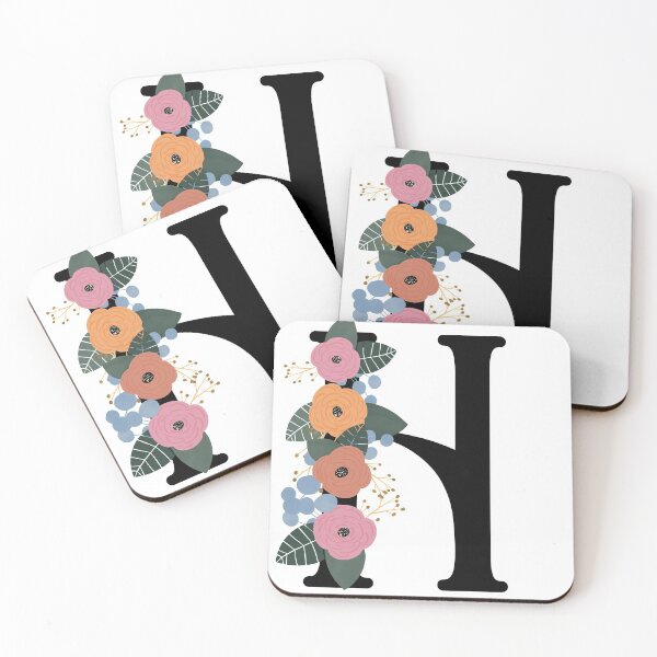 Item preview, Floral Letter H designed and sold by Egodcounseling.