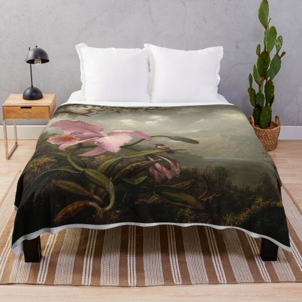 Artikelvorschau, Martin Johnson Heade - Orchidee und Kolibri entworfen und verkauft von vakashop.