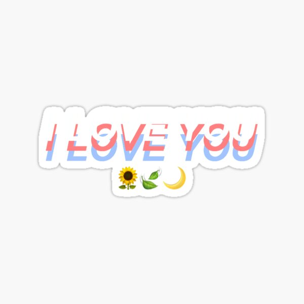 i love you Sticker