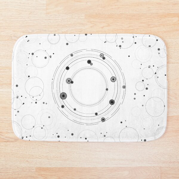Item preview, Abstract geometric circles universe and solar system art designed and sold by GeometricEye.