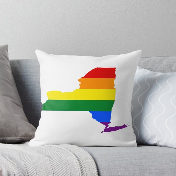 Item preview, LGBT Flag Map of New York  designed and sold by abbeyz71.