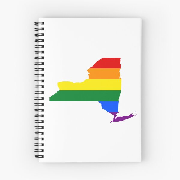 Item preview, LGBT Flag Map of New York  designed and sold by abbeyz71.