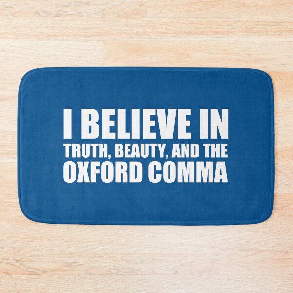 Item preview, I Believe in the Oxford Comma Humor designed and sold by Epic Love Designs.