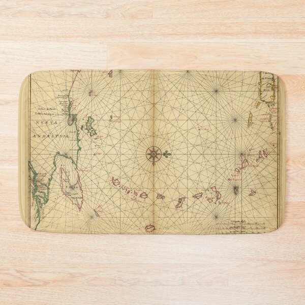 Item preview, Map of Lesser Antilles by Joan Vinckeboons (1650) designed and sold by allhistory.