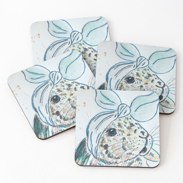 Item preview, Bunny with bow  designed and sold by jessieleighsart.