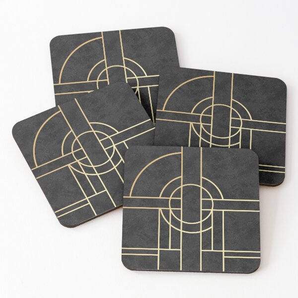 Art Deco Coasters for Sale Redbubble