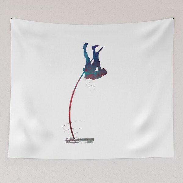 Item preview, pole vault sport art #polevault #sport designed and sold by JBJart.