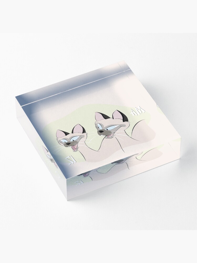 Alternate view of We Are Siamese, If You Please Acrylic Block