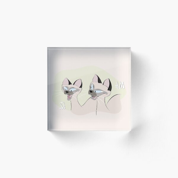 We Are Siamese, If You Please Acrylic Block