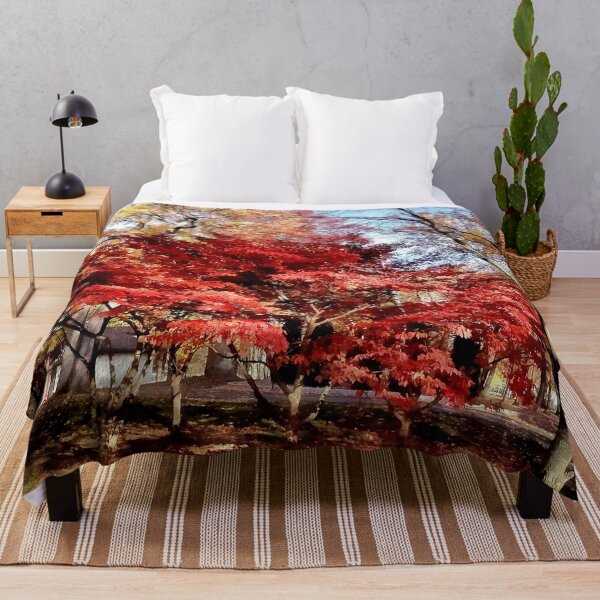 Item preview, Bright Red Autumn Tree designed and sold by Susan Savad.