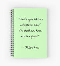 Peter Pan Quote Spiral Notebook
