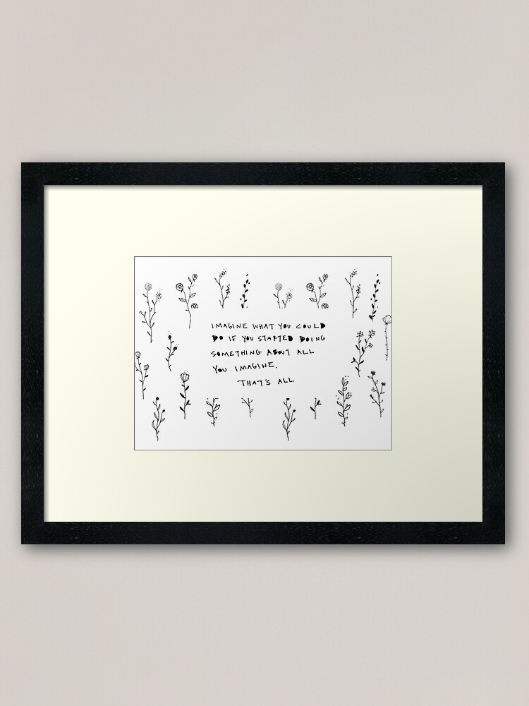Alternate view of Cleo Wade - Imagine Framed Art Print
