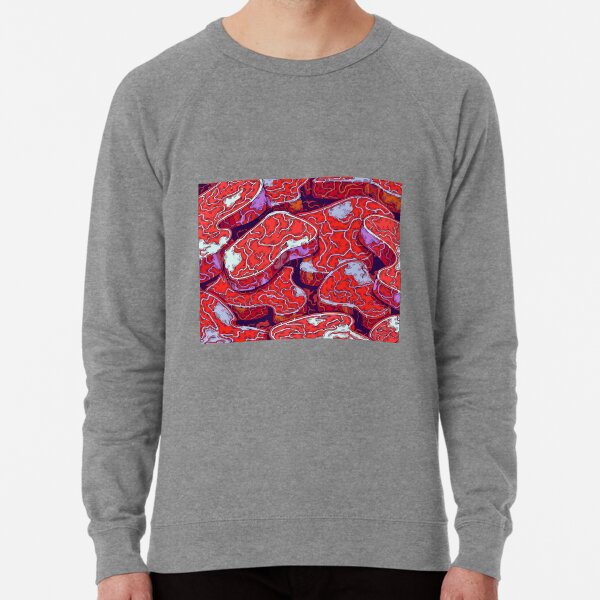 Raw meat sweatshirt on sale