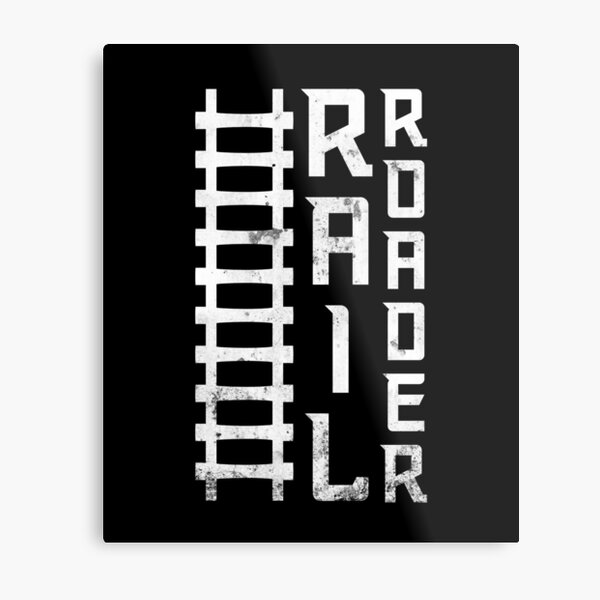 Railroad T-shirt & Gift Occupations Metal Print