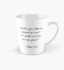 Peter Pan Zitat Tasse (konisch)