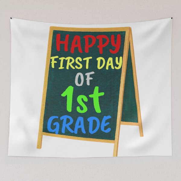 Item preview, Happy first day of first grade, 1st Grade Design, Welcome Back to School designed and sold by marosharaf.