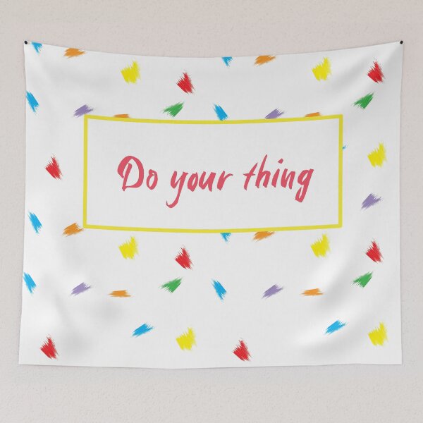 Item preview, Do Your Thing Motivational Quote with Rainbow Sprinkles designed and sold by Lovlee Bee.