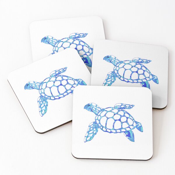 Item preview, Preppy Blue Sea Turtle designed and sold by csomma827.