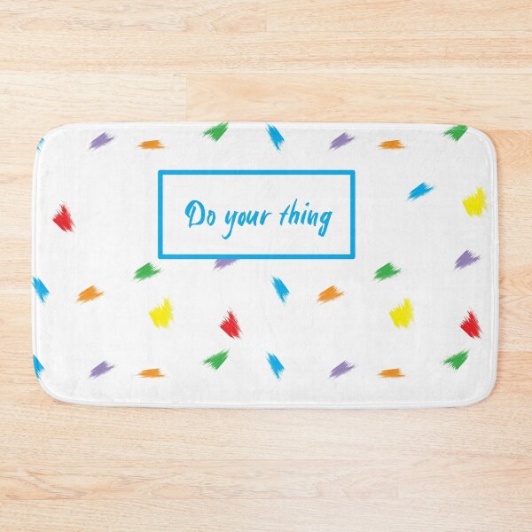 Item preview, Do your thing Motivational Quote with Rainbow sprinkles designed and sold by Lovlee Bee.