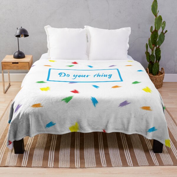 Item preview, Do your thing Motivational Quote with Rainbow sprinkles designed and sold by Lovlee Bee.