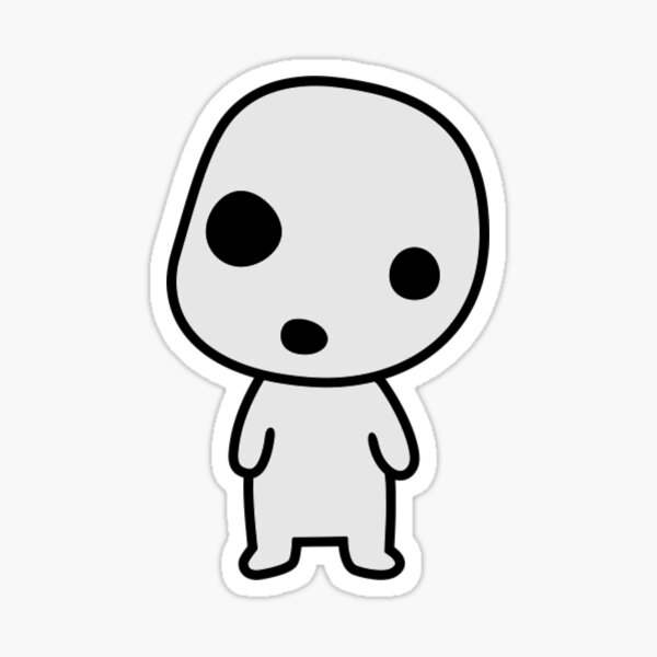 Kodama from Princess Mononoke Sticker