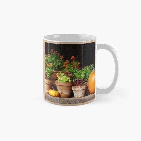 Item preview, Marigolds and Pumpkins designed and sold by Susan Savad.