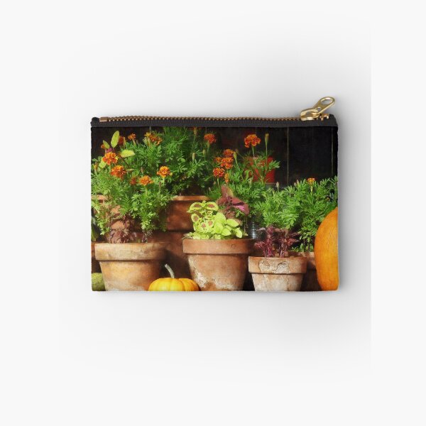 Item preview, Marigolds and Pumpkins designed and sold by Susan Savad.
