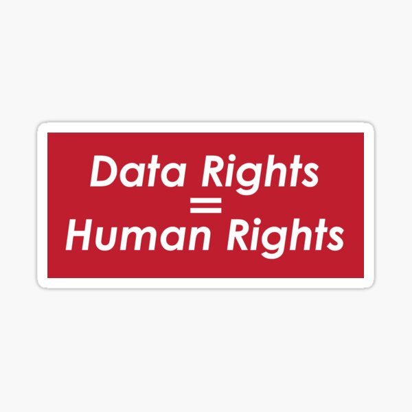 Custom Data Rights Graphic Sticker