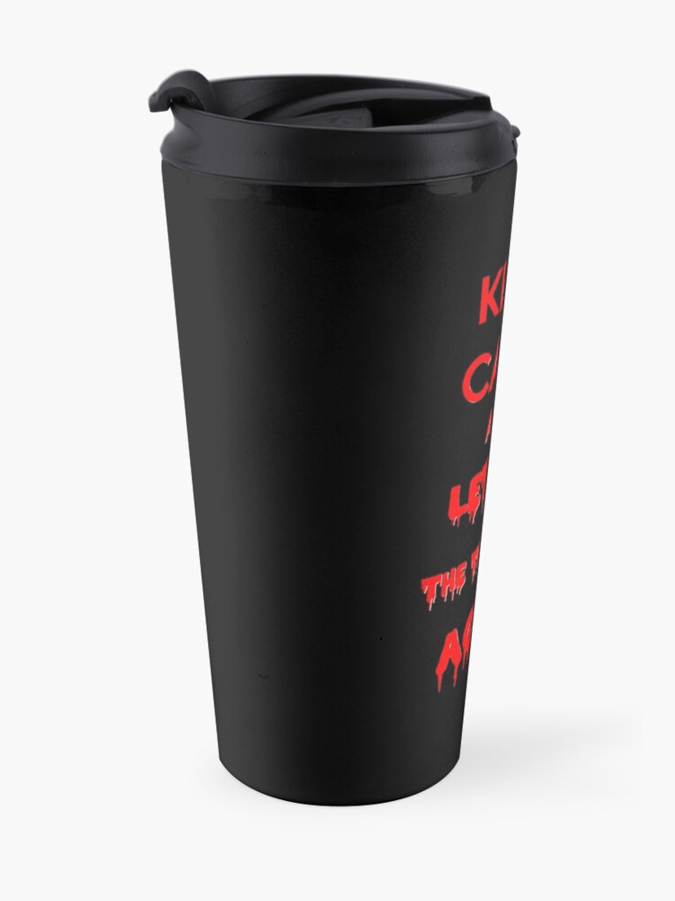 Alternate view of Lets do the time warp again! Travel Mug