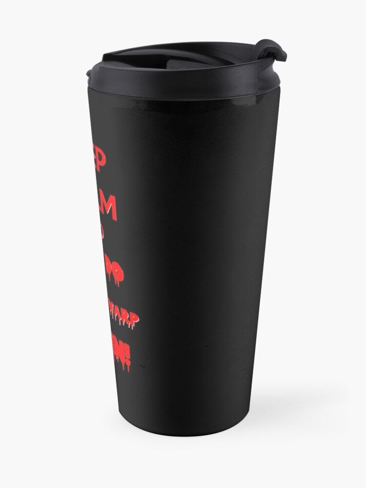Alternate view of Lets do the time warp again! Travel Mug