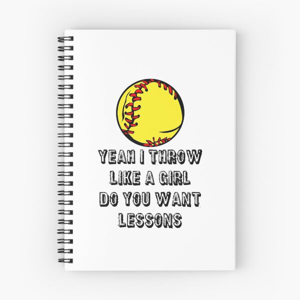 Item preview, Softball Sticker - Yeah I Throw Like A Girl Do You Want Lessons designed and sold by StickersStore.