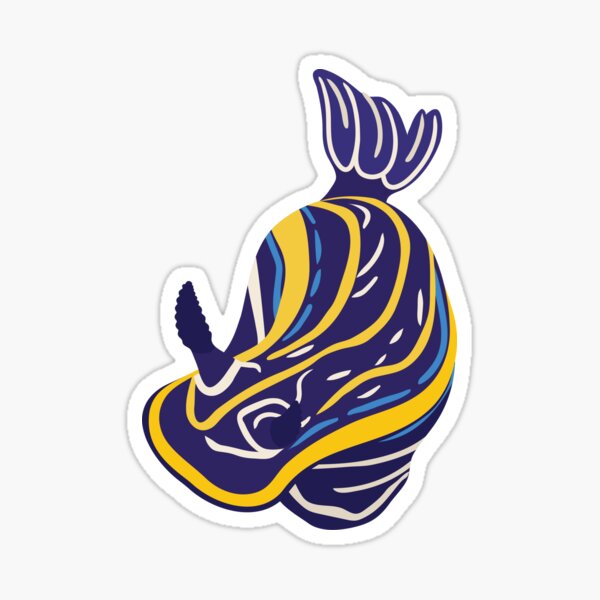 Item preview, Striped Nudibranch Sea Slug designed and sold by K Greco.