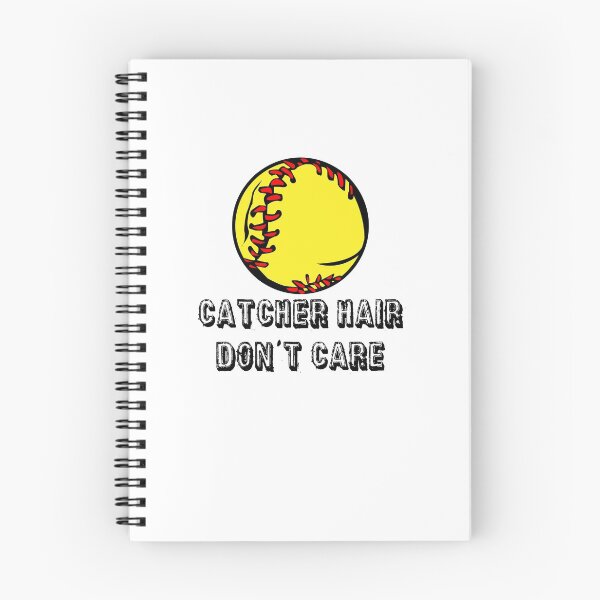 Item preview, Softball Sticker - Catcher Hair Don't Care designed and sold by StickersStore.