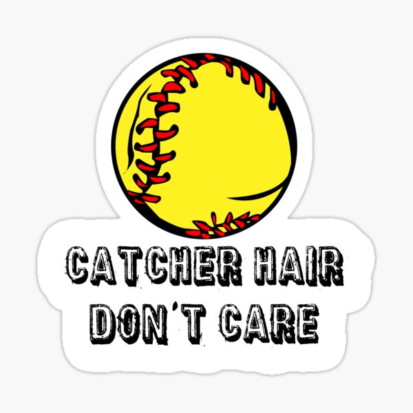 Softball Catcher Stickers Redbubble