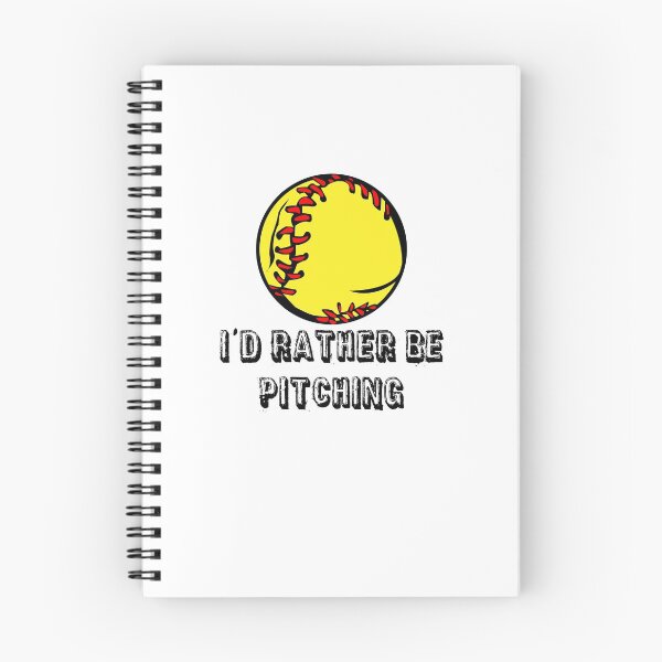 Item preview, Softball Sticker - I'd Rather Be Pitching designed and sold by StickersStore.
