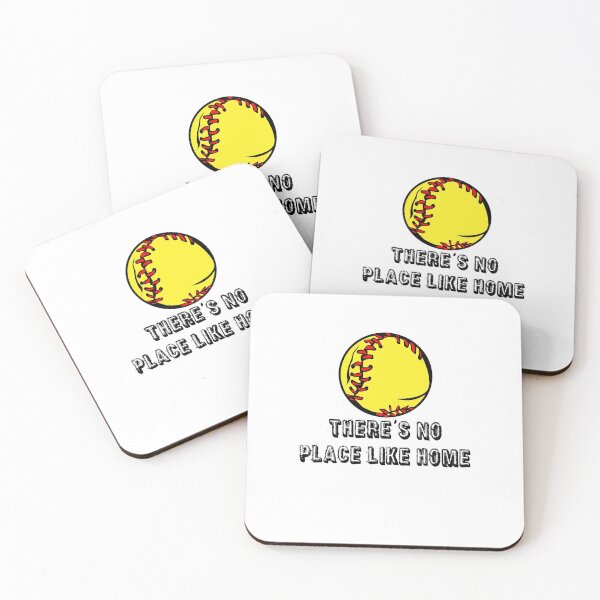 Item preview, Softball Sticker - There's No Place Like Home designed and sold by StickersStore.