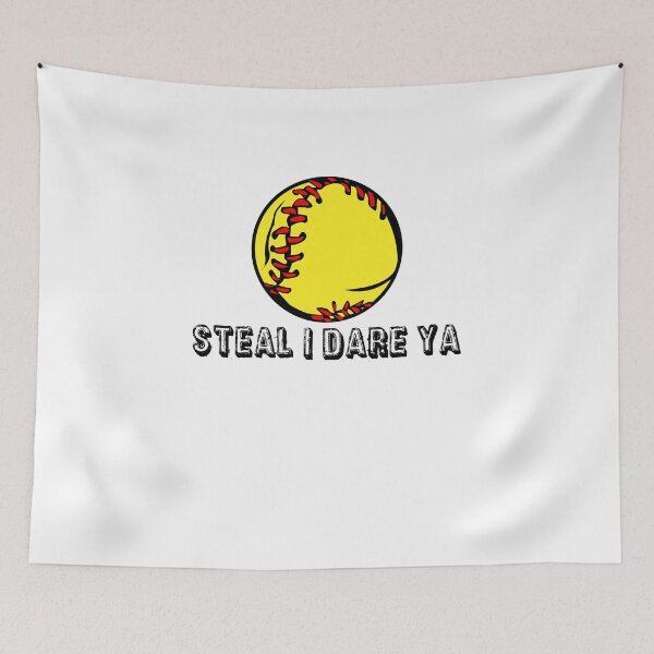 Item preview, Softball Sticker - Steal I Dare Ya designed and sold by StickersStore.
