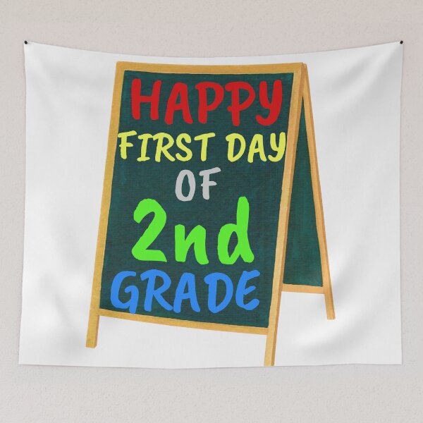 Item preview, Happy first day of Second grade, 2nd Grade Design Welcome back to School designed and sold by marosharaf.