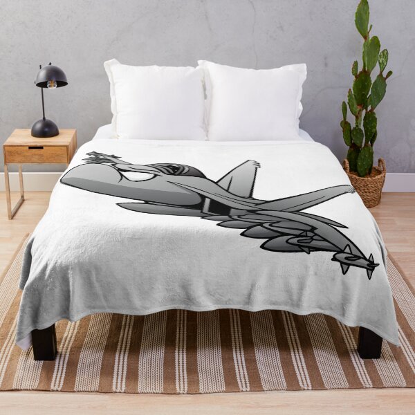 Item preview, Military Fighter Attack Jet Airplane Cartoon designed and sold by hobrath.